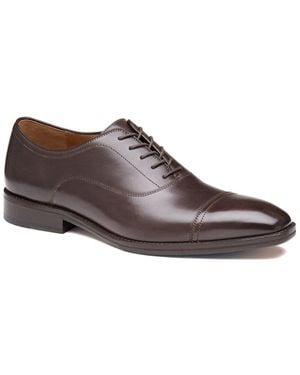Johnston & Murphy Sullivan Cap Toe Leather Oxford - Brown