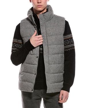 Point Zero Melton Quilted Vest - Grey