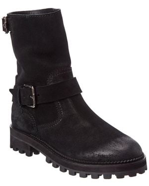 Tod's Suede Boot - Black