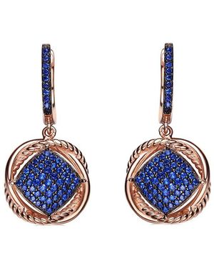 Genevive Jewelry Silver Earrings - Blue