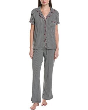 Tart Collections 2Pc Ginnie Pant Set - Gray