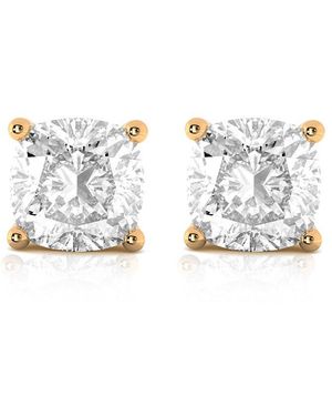 Amairah 14K Rose 4.00 Ct. Tw. Lab-Grown Diamond Stud Earrings - Metallic