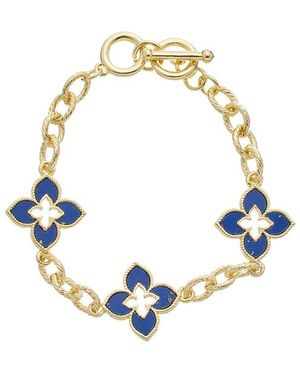 Juvell 18K Plated Lapas Toggle Bracelet - Metallic