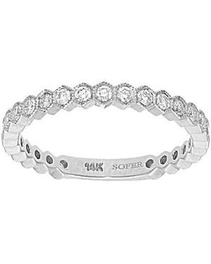 Diamond Select Cuts Nephora 14K 0.47 Ct. Tw. Diamond Stackable Ring - White