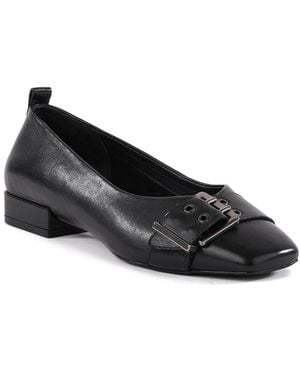 Seychelles Cambridge Leather Flat - Black