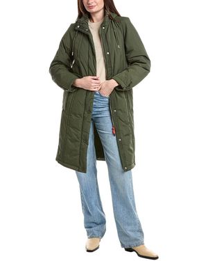 HUNTER Isabelle Longline Coat - Green