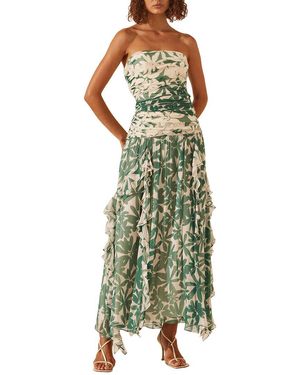 BELLA DESERT Midi Dress - Green