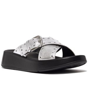 Fitflop F-Mode Leather Slide - Black