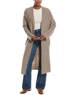 Velvet By Graham & Spencer Misha Cosy Wool-Blend Cardigan - Natural