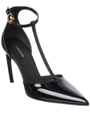 Ferragamo Odette Patent Pump - Black