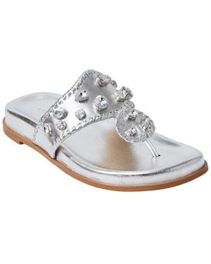 Jack Rogers Jacks Sport Jewelled Leather Sandal - White