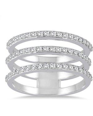 True Diamond 14k 0.60 Ct. Tw. Diamond Ring - White