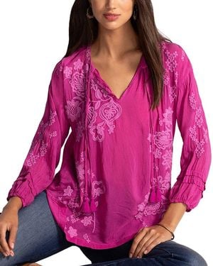 Johnny Was Margot Blouse - Purple