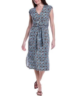 NIC+ZOE Sand Dollar Stella Midi Dress - Blue