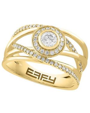 Effy Fine Jewelry 14K 0.57 Ct. Tw. Diamond Ring - Metallic