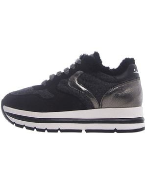 Voile Blanche Maran Leather Sneaker - Blue