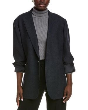 Reiss Wool-Blend Swing Jacket - Black
