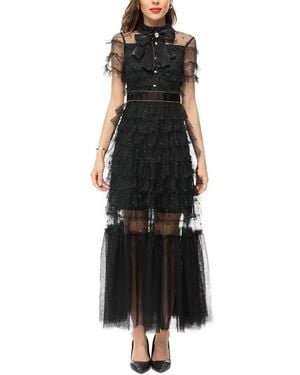 Lanelle Midi Dress - Black