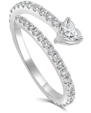 Sabrina Designs 14k 0.77 Ct. Tw. Diamond Cross Over Ring - White