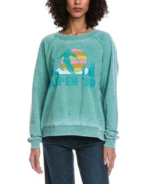 Prince Peter Aspres 89 Oversized Burnout Sweatshirt - Green