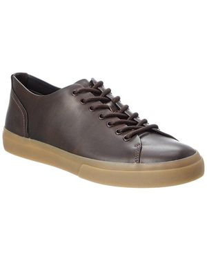 Vince Fernandoart Leather Trainer - Brown