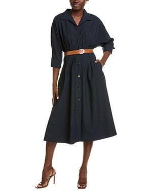 Gracia Midi Dress - Blue