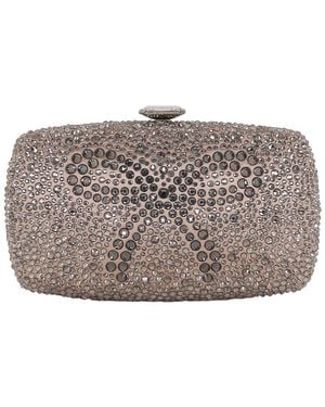 Badgley Mischka Sheena Silk Clutch - Grey