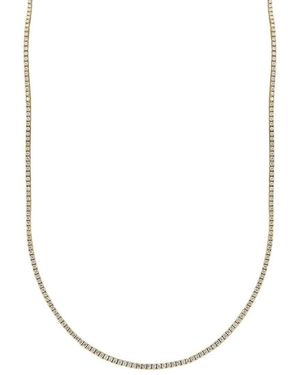 Effy Fine Jewelry 14K 4.08 Ct. Tw. Diamond Tennis Necklace - Multicolour