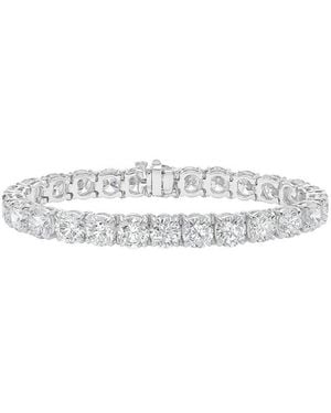Diana M. Jewels Diana M. 18K 28.35 Ct. Tw. Lab-Grown Diamond Tennis Bracelet - White