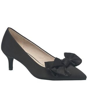 French Connection Ladies Hayleybow Kitten Heel - Black