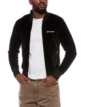 Palm Angels Velvet Jacket - Black