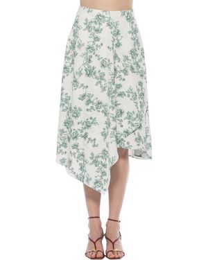 Alexia Admor Jess Asymmetric Skirt - White