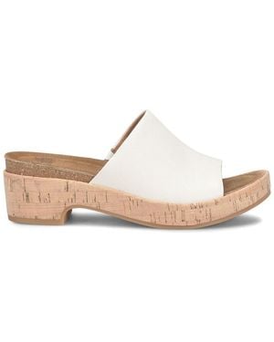 Söfft Cass Leather Sandal - White