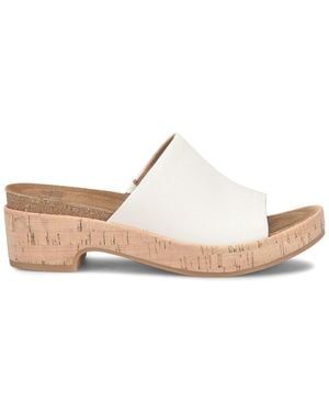 Söfft Cass Leather Sandal - White