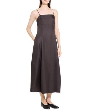 Theory Parachute Silk Dress - Purple