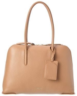 Furla Atmosfera Large Leather Dome - Natural