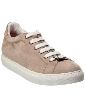 Isaia Suede Trainer - Natural