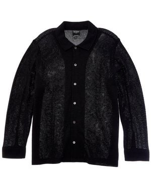 Todd Synder X Champion Textured Knit Shirt - Black