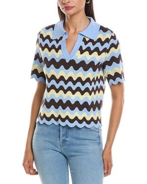 Nanette Lepore Polo Jumper - Blue