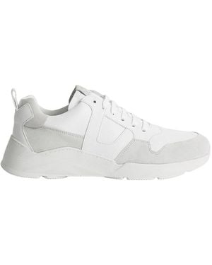 Reiss Shelton Leather Runner Trainer - White