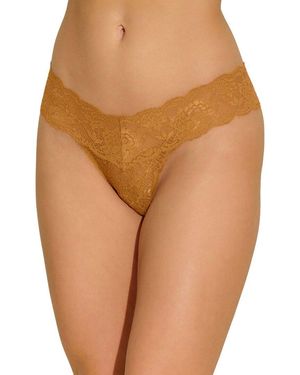 Cosabella Never Say Never Lowrider Thong - Brown