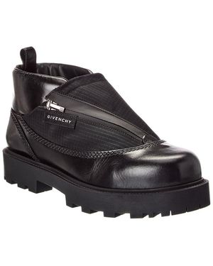 Givenchy Mid-Tech Leather Workboot - Black