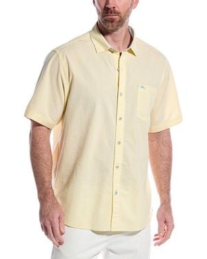 Tommy Bahama Nova Wave Silk-Blend Shirt - Natural