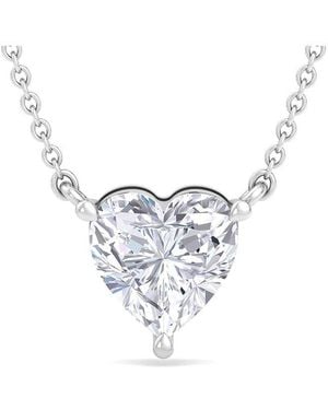 SuperJeweler 2.00 Ct. Tw. Lab-Grown Diamond Necklace - White