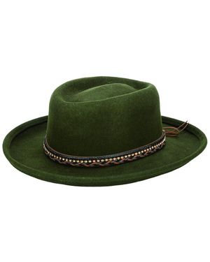 San Diego Hat Ain'T Me Babe Wool Gambler Hat - Green
