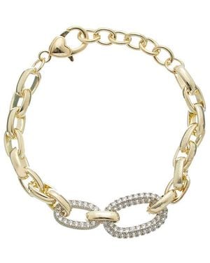 Juvell 18K Plated Cz Bracelet - Metallic