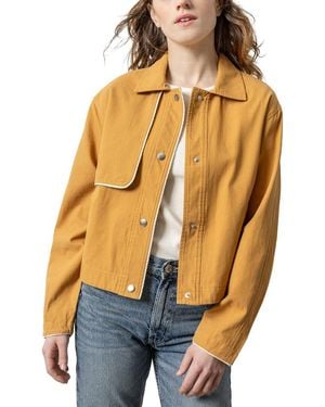Lilla P Contrast Trim Jacket - Blue