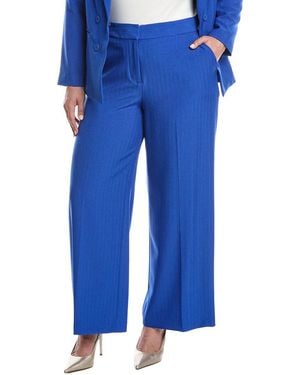 Tahari Plus Pant - Blue