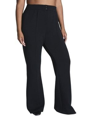 Spanx Brushed Flare Leg Pant - Blue