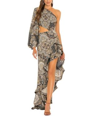 Alma King Maxi Dress - Metallic
